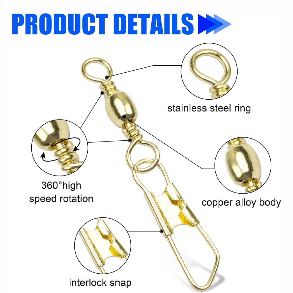 Baril de pêche pivotant en or  - Fishing Equipment Used avis et prix