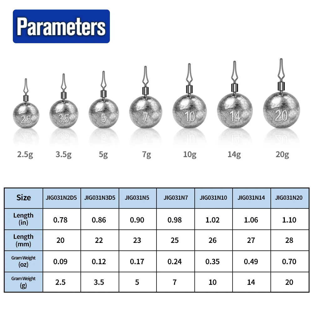 PROBEROS 50pcs 2.5-20g plombs  - Fishing Equipment For Beginners avis et prix
