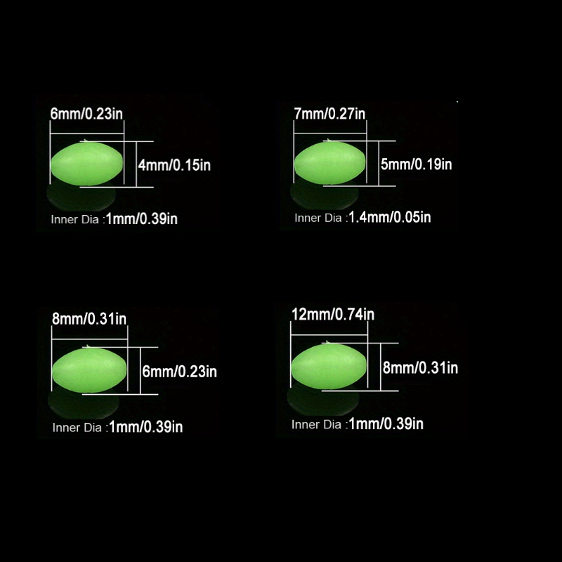 100 pcs/lot ovale nuit lumineu - Fishing Equipment Tackle avis et prix