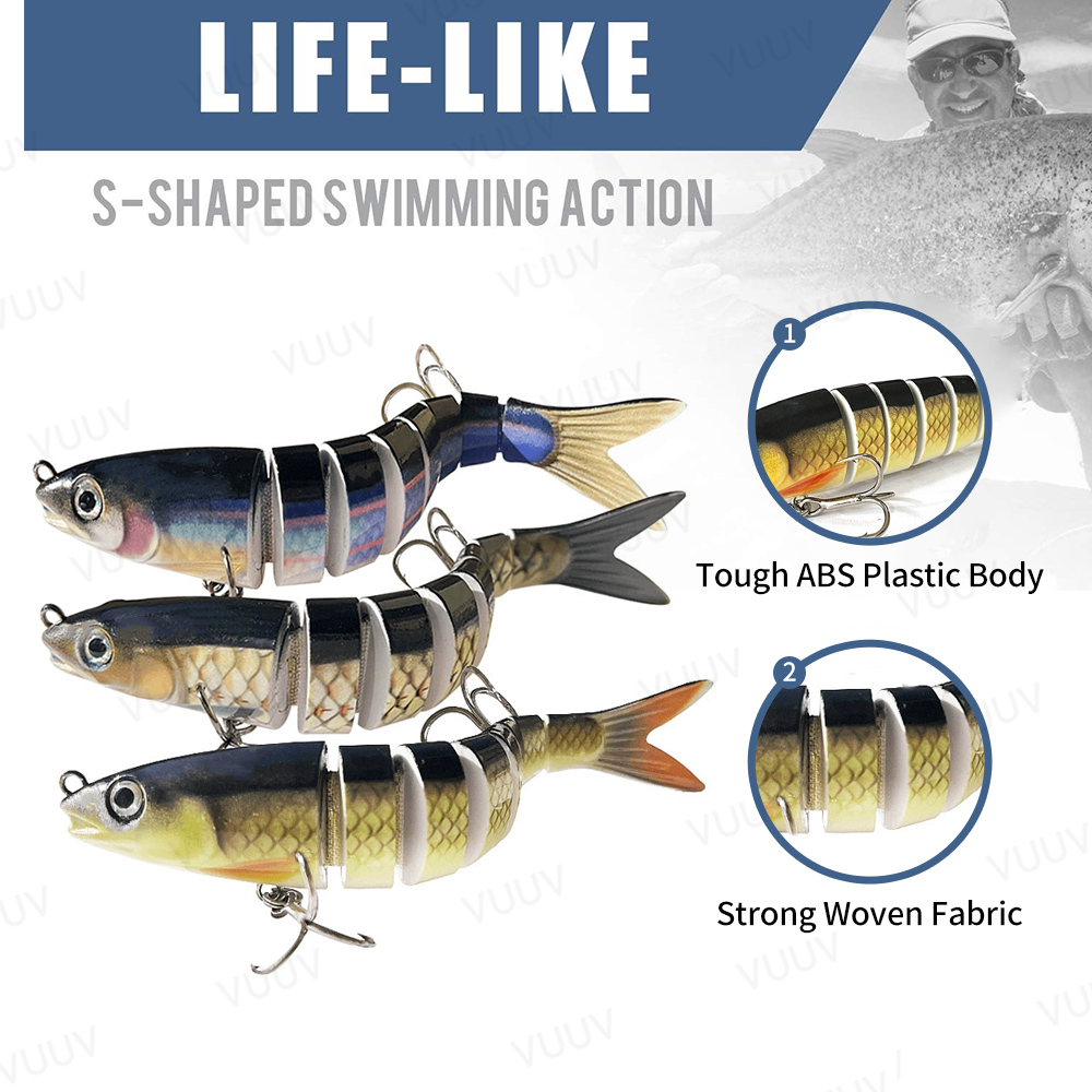 Leurre de pêche multi-articulé - Freshwater Fishing Kit avis et prix