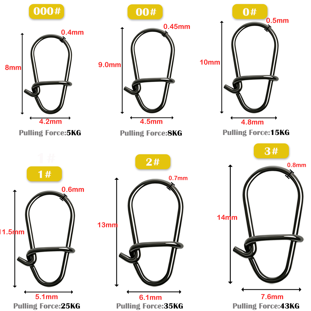 GOBAIT 100 pièces Émerillons d - Fishing Equipment Tackle avis et prix