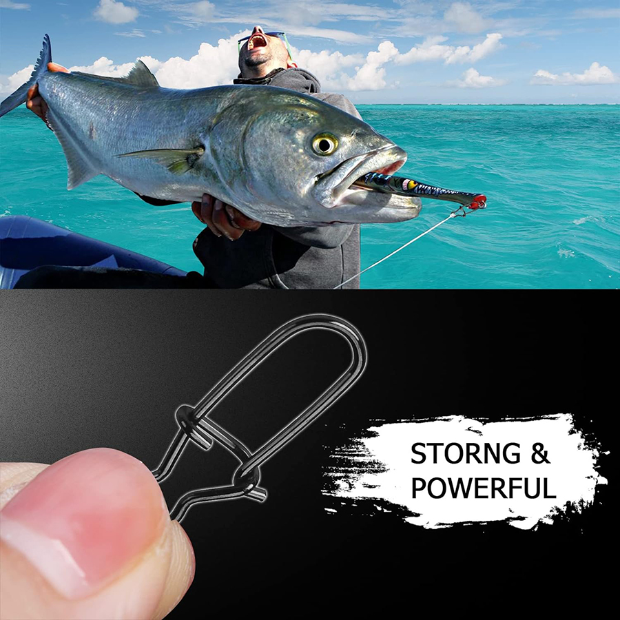 50 pièces Snaps à manivelle en - Fishing Equipment Tackle avis et prix